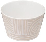 Miska ceramiczna z geometrycznym wzorem SOLEYA, 570 ml
