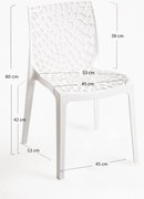 Zestaw 4 Krzese Root