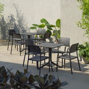 Zestaw mebli ogrodowych Clip Antracite, Bora Antracite NARDI