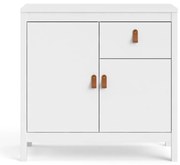 Biała niska komoda 82x80 cm Madrid – Tvilum