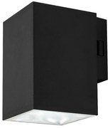 Rabalux 77156 zewnętrzna oprawa ścienna LED Urfa,9W, IP65, czarna, 11,5 cm
