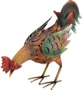 Metalowa dekoracja ogrodowa Kogut, 38 x 11 x 27,5cm