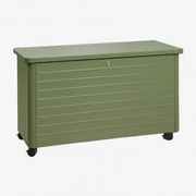 Skrzynia Do Przechowywania Ogrodowa Ze Stali Forzan Intensywny Verde Olive & 500 L - Sklum