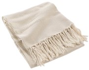 Narzuta z frędzlami DORELINE, 125 x 150 cm