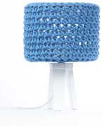 Lampa stołowa COTTON WOOD niebieska BPS KONCEPT