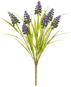 Sztuczny bukiet Szafirek, 7 główek, 15 x 15 x 33 cm