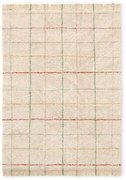 Kremowy bawełniany dywan tkany ręcznie odpowiedni do prania 140x200 cm Color Lines – Lorena Canals