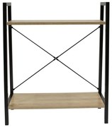 Czarny regał loftowy E5-C19