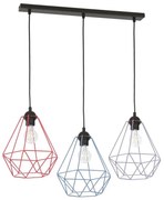 Żyrandol na lince BASKET 3xE27/60W/230V