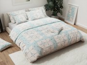 PrzytulneMieszkanie.pl PrzytulneMieszkanie.pl Pościel bawełniana PONSA miętowa Rozmiar pościeli: 70 x 90 cm | 140 x 200 cm