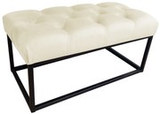 Ławka CHESTERFIELD LOFT MG50 pufa podnóżek metal