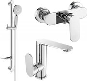 Mexen Milo DF40 zestaw prysznicowy, chrom - 713054DF40-00