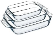 ZESTAW 3x naczyń żaroodpornych PYREX 2/3/4 l