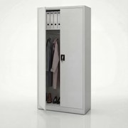 Szafa metalowa wielofunkcyjna zamykana: DAWID 900 x 1850 x 450 mm, szara