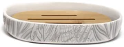 Biała ceramiczna mydelniczka Amber – douceur d'intérieur
