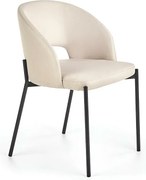 Krzesło tapicerowane K373 musztardowe