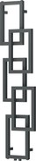 Mexen Grid grzejnik łazienkowy dekoracyjny 1360 x 390 mm, 349 W, antracyt - W215-1360-390-00-66