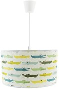 Lampa dziecięca na linkę CROCODILES 1xE27/60W/230V