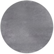 Dywan pluszowy Sky szary 120 cm x 120 cm  koło