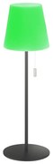 Zielona lampa stołowa LED ze zdalnym sterowaniem i ściemniaczem (wysokość 38 cm) Talent – Fischer &amp; Honsel