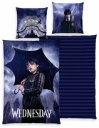 Herding Bawełniana pościel dziecięca Wednesday, 135 x 200 cm, 80 x 80 cm
