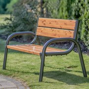 Ławka z oparciem Park Lux 170 x 74 x 86 cm Park Lux PATIO