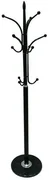 Metalowy wieszak Belvin 175 cm, czarny