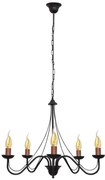 Żyrandol na łańcuchu MALBO 5xE14/60W/230V