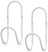 Wieszak na ręcznik, 2 sztuki, 7 x 6 x 15,5 cm