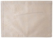 Świąteczna podkładka wodoodporna Płatki śniegu złoty, 32 x 45 cm