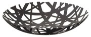 Czarny koszyk na owoce YAMAZAKI Tower, ø 26 cm