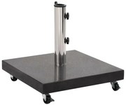 Granitowa czarna podstawa na kółkach C6-W46