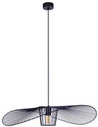 Czarna druciana lampa wisząca kapelusz R3-A95