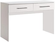 Biała nowoczesna toaletka z szufladami 10x T6-R00