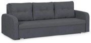 Kanapa sofa 3 os z funkcją spania BERLIN Ciemny szary