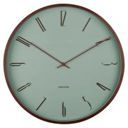 Karlsson 6014GR designerski zegar ścienny zielony,średnica 40 cm