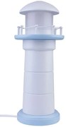 Biało-niebieska mała lampka dziecięca LED latarnia - S186 M4-C88