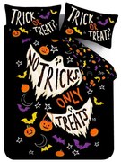 Czarna pościel dwuosobowa 200x200 cm Halloween Trick or Treat – Catherine Lansfield