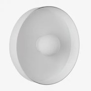 Kinkiet Łazienkowy Jaxal Biała & Ø35 Cm - Sklum