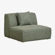 Centralny Moduł Do Tapicerowanej Sofy Modułowej Cardea Bouclé Salvia Zieleń - Sklum