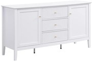 Komoda z 2 szafkami i 3 szufladami z MDF - Biały - NARIVA