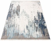 Beżowy przecierany dywan w nowoczesnym stylu M7-E05