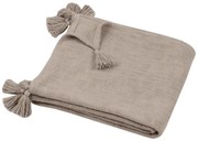 Koc bawełniany SANCHEZ z chwostami, 125 x 150 cm