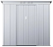 Szopa ogrodowa ze stali galwanizowanej w kolorze szarym ACAMAR - 2.32m²