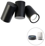 Inteligentny Reflektorek / Spot / Spotow Czarny Regulowany w komplecie z 2 Wi-Fi GU10 - MichaelDesignerski Oswietlenie wewnetrzne