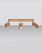 Listwa oświetleniowa ZEKE 3 dębowa SOLLUX  LIGHTING