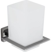 Mexen Arno kubek na szczoteczki, black chrome - 7020738-73