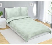 Bellatex Pościel satynowa Linie mentolowa, 140 x220 cm, 70 x 90 cm, 140 x 220 cm, 70 x 90 cm