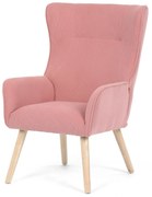 Fotel na uszach PINK2, różowy