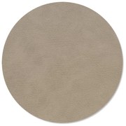 Mata stołowa ze skóry ekologicznej ø 30 cm Circle M Bull – LIND DNA